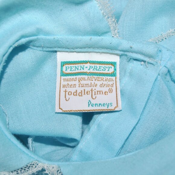 Vintage Toddler Girls Dress Size 2T-3T Retro Mod Kitty Cats & Flowers - Picture 3 of 10